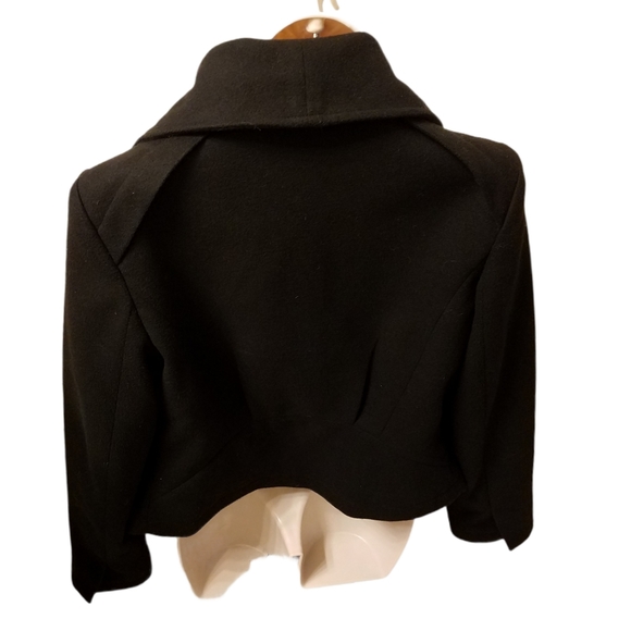Express Women’s Black Cropped Jacket Sz S EUC - Picture 9 of 14